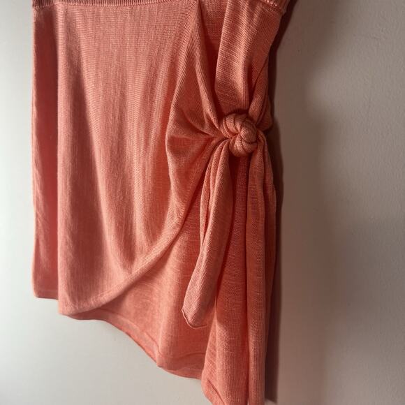 L Space Skirt Womens XL Pink Vagabond Wrap Linen Blend Lightweight - Picture 3 of 6